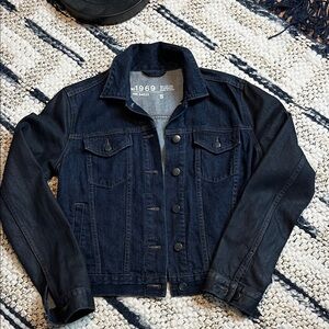 GAP  1969 Icon Flap Jack Indigo Denim Jacket size S